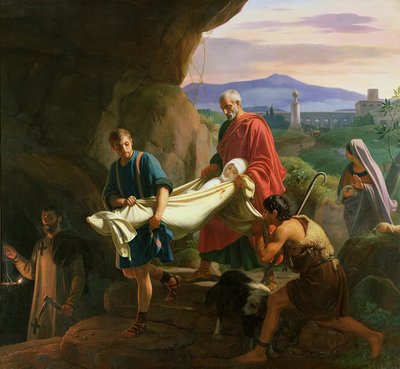 Funeral of a Young Martyr in the Catacombs of Rome, 1847 by Jean Victor Schnetz